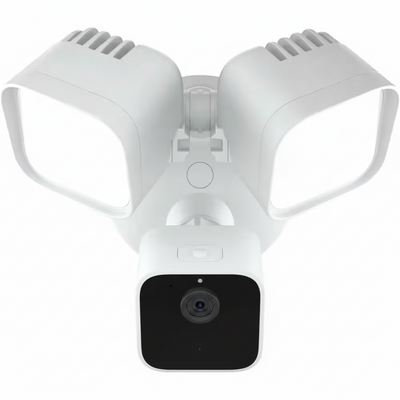 Blink Wired Floodlight Security Camera 2600 Lumens – White