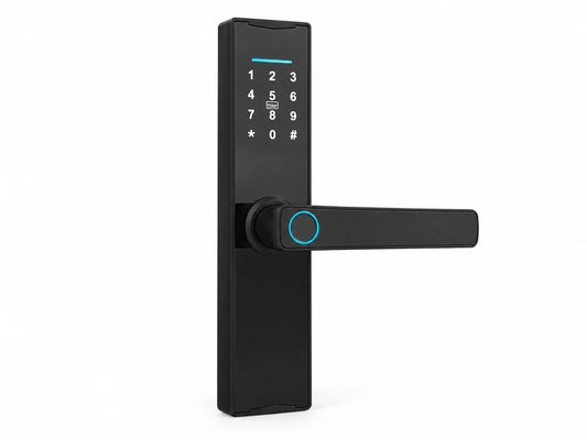 Laiye Biometric Fingerprint Smart Door Lock – Aluminium Alloy — Studio Shot