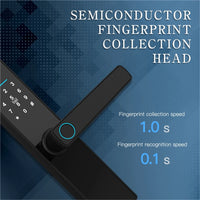 Smart Door Lock Digital Electronic Lock Smart Home Wooden Door Lock Biometric Fingerprint ,Easy to Install — product view 5